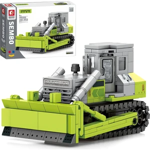 Sembo Block Zoomlion Lisanslı Mini Buldozer 280 Parça Yapı Blokları  (705102)