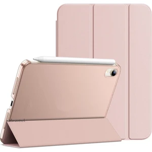 M.TK Moveteck Apple iPad Mini 7 Kılıf Akıllı Smart Uyku Modlu Standlı Şeffaf Smart Kapak A2993 A2995 A2996 A17PRO
