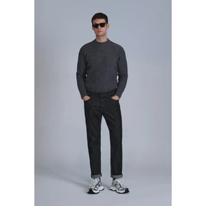 Leonard Smart Jean Erkek Pantolon Slim Fit Siyah