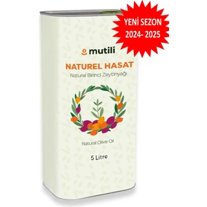 Yeni Sezon Zeytinyağı 5 Lt Natürel Birinci Zeytinyağı Mut Zeytinyağı