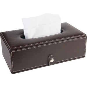 2k Suni Deri Peçetelik Mendil Kutusu 13*24*6 Cm.