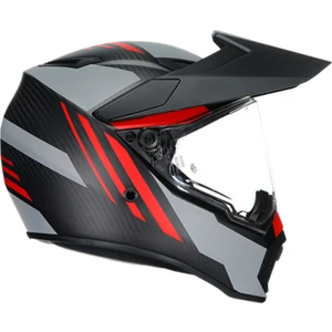 Agv Ax-9 Multı Kapalı Kask Karbon-kırmızı