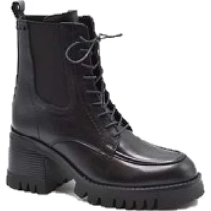 2450901 Siyah Deri Bot