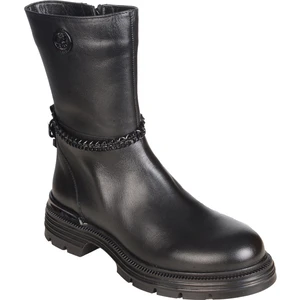 2353522 Siyah Deri Bot