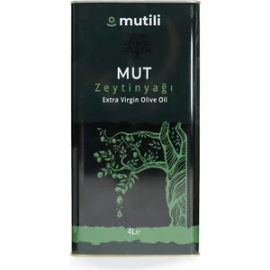 Yeni Sezon Zeytinyağı Natürel Sızma Zeytinyağı 4 lt Mut Zeytinyağı Mutlu Hasat