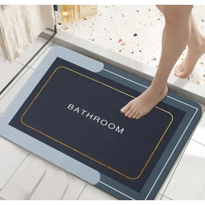 Sihirli Su Emici Banyo Paspası Kaymaz Tabanlı Abdest Paspası 3,5 Mm 40x60