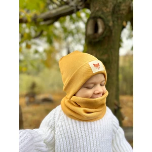 Anna Sofie Unısex (1-5 Yaş) Çocuk Ribanalı %100 Pamuk Bere Boyunluk