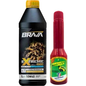 Extreme 6000 4T 10W40 Motosiklet Yağı 1 Litre Hava ve Su Soğutmalı Motorlar için