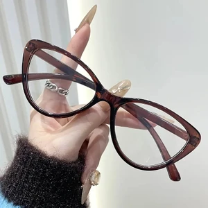 Cateye Mavi Işık Filtreli Gözlük Blueblock Kedi Gözü Köşeli, Optik Uyumlu Camları Değişebilir