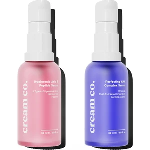 Cream Co. Nemlendirici Pürüzsüzleştirici Yenileyici Canlandırıcı Cilt Serumu Gündüz Gece Besleyici İkili