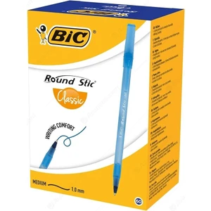 Round Stic MAVİ Tükenmez Kalem 60Lı Kutu
