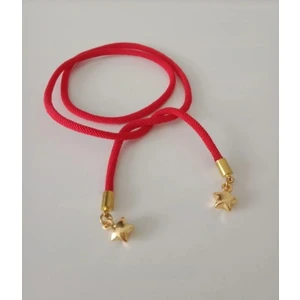 By Güneş Altın Kaplama Yıldız Uçlu Yılbaşı Hediye Şans Aşk Bilekliği