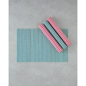 Serene Bambu 4'lü Amerikan Servis 30X45 cm Pembe - Mavi