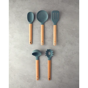English Home Paolo Silikon 5 Parça Hazırlık Seti 31,5-32-33-34-34 cm Yeşil