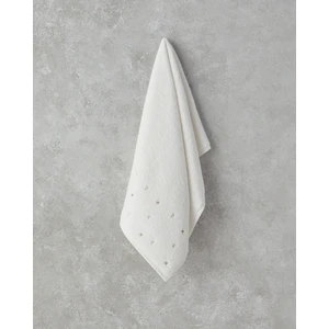 Moonstar Pamuklu Nakışlı Yüz Havlusu 50X80 cm Ekru