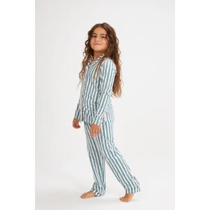 L40310G Rabbit Kız Çocuk Pijama Takımı