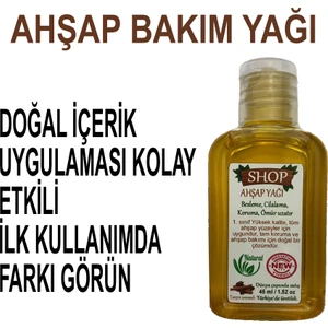 Ahşap Bakım Yağı Doğal, Kuksa, Mutfak Aletleri, Kesme Tahtası, Küçük Ahşap Eşyaların Bakımı Için 45 ml