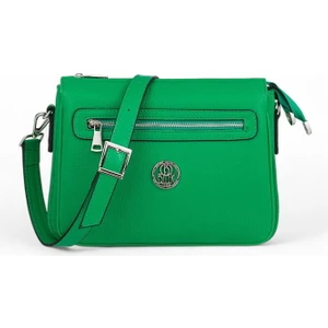 Bilik Deri  Açık Yeşil Rölax Kadın Çapraz Askılı Çanta Dlr 117