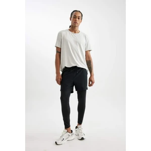 Slim Fit Dar Kesim Sporcu Uzun Taytlı Dokuma Şort A9124AX24AU