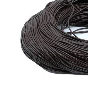 Hakiki Sırım Deri Ip Kahve 2 mm 5 Metre