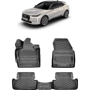 DS4 2021 Sonrası   3D Havuzlu Paspas Siyah