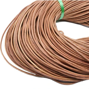 Hakiki Sırım Deri Ip Natural 2 mm 5 Metre