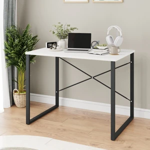 Güzelkan Madeni Eşya Bilgisayar Masası Çalışma Laptop Masası Beyaz 1181