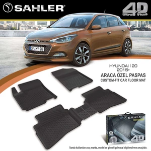 Hyundai  İ20  2015-2020  4.5D Havuzlu Paspas Siyah