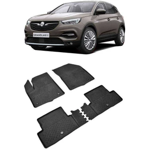 Opel Grandland X 2017-2022  4.5D Havuzlu Paspas Siyah