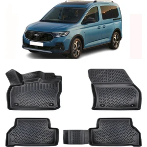 Ford Tourneo Connect 2023 Sonrası  3D Havuzlu Paspas Sİyah