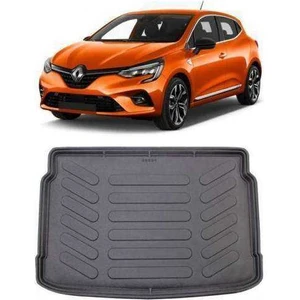 Renault  Clio 5 2020 Sonrası  3D Bagaj Havuzu Siyah