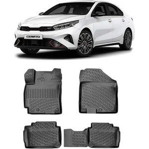 Kia Cerato 2022 Sonrası  3D Havuzlu Paspas Siyah