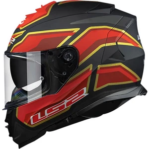 Ls2 Storm Foggy Kapalı Kask Mat Siyah-kırmızı