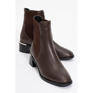 Neiva Kahve Cilt  Deri Kadın Chelsea Bot