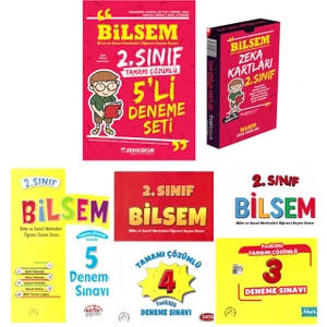 Editör Yayınları 2. Sınıf BİLSEM Deneme Sınavı ve Zeka Kartları Seti