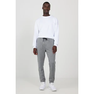 Altınyıldız Classics Erkek Gri Standart Fit Normal Kesim Beli Ve Paçası Lastikli Rahat Spor Eşofman Altı