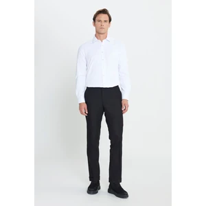 Slim Fit Dar Kesim Beli Gizli Lastikli Yan Cep Klasik Esnek Pantolon