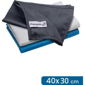 Pell By Erwa Pella Active Çamaşır Suyu ile Kullanılabilen Tek Mikrofiber Bez 3'lü Temizlik Bezi 40x30 cm