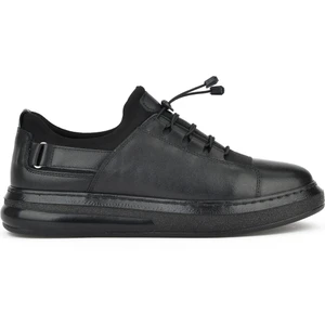 Ziya, Erkek  Deri Sneaker 143423Z702 Siyah