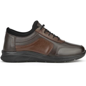 Ziya, Erkek  Deri Sneaker 143423Z69 Kahve