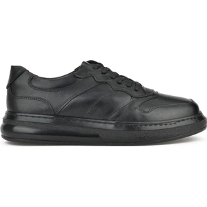Ziya, Erkek  Deri Sneaker 143423Z71 Siyah