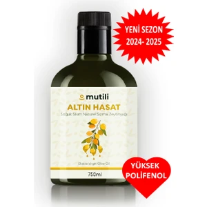 Yeni Sezon Zeytinyağı Erken Hasat Soğuk Sıkım 750 ml Zeytinyağı Mut Zeytinyağı Altın Hasat