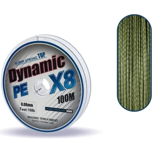 Dynamic Soft Pe 8 Örgü Ip Misina 100MT Yeşil 0,14MM