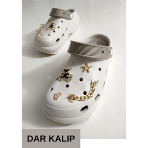 Trade Bazaar Kalın Taban Taş Detaylı Rahat Kadın Doktor Hemşire Terliği