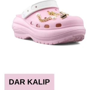 Trade Bazaar Kalın Taban Taş Detaylı Rahat Kadın Doktor Hemşire Terliği