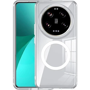 Xiaomi 14 Ultra Kılıf Magsafe Wireless Kablosuz Şarj Uyumlu Manyetik Şeffaf Kapak