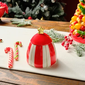 New Year Yılbaşı Candy Stripe Saklama Kabı 470 ml