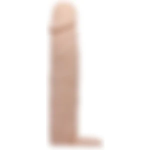 6 cm Uzatmalı 18 cm Gerçekçi  Dokusunda Testis Destekli Realistik  Kılıf