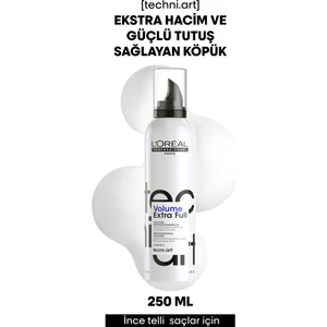 Techni Art Full Volume Extra Ekstra Hacimlendirici Saç Köpüğü 250 ml