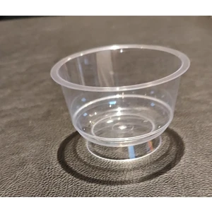 Sunum Kasesi  Magnolya Dondurma Puding Tatlı Meze Salata Cup Kabı Sert Plastik Mika Sunumluk